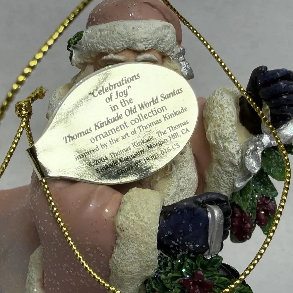 Thomas Kinkade Old World Santa Ashton‎ Drake Ornaments Set of 10 Christmas Lot 6